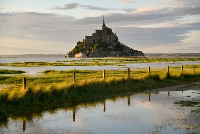 Mont-Saint-Michel at sunset